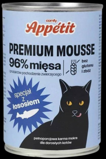 Comfy Appetit Premium Mousse z Łososiem Mokra karma dla kota 400g