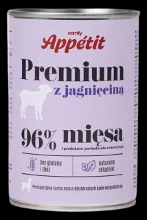 Comfy Appetit Premium z Jagnięciną Mokra karma dla psa 400g