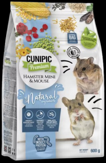 Cunipic Premium HAMSTERMUSE Sucha karma dla chomika i myszy op. 600g
