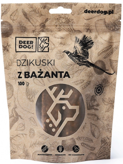 Deer Dog Dzikuski z Bażanta przekąska dla psa op. 100g