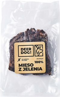 Deer Dog Mięso z jelenia naturalny gryzak dla psa op. 100g