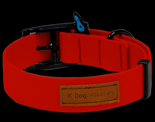 Dogcessories Obroża Biothane Zen Classic dla psa rozm. S kolor czerwony WYPRZEDAŻ