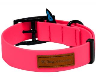 Dogcessories Obroża Biothane Zen Classic dla psa rozm. S kolor różowy WYPRZEDAŻ