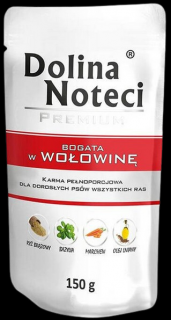 Dolina Noteci Premium Adult Wołowina Mokra Karma dla psa op. 150g