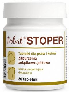 Dolvit Preparat na biegunkę Stoper dla psa i kota op. 30 tabletek