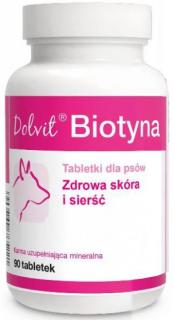 Dolvit Preparat na skórę i sierść Biotyna DOG dla psa op. 90 tabletek
