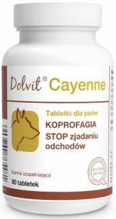 Dolvit Preparat zniechęcający do zjadania odchodów Cayenne dla psa op. 90 tabletek