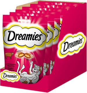 Dreamies Przysmak Wyśmienita Wołowina dla kota op. 60g PAKIET 6szt.