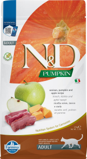 Farmina ND Pumpkin Adult VenisonApple Sucha Karma dla kota op. 1.5kg