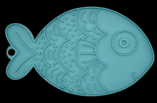 Fiboo Mata Fishka rozm. 19x13cm kolor turkusowy