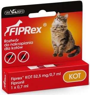 Fiprex Spot On Krople na kleszcze i pchły dla kota op. 1szt.