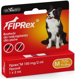 Fiprex Spot On Krople na kleszcze i pchły dla psa 10-20kg (rozm. M) op. 1szt.