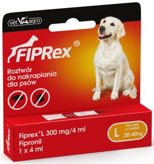 Fiprex Spot On Krople na kleszcze i pchły dla psa 20-40kg (rozm. L) op. 1szt.