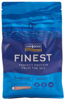 Fish4Dogs Finest Adult Cornish Sardine Sucha Karma dla psa op. 12kg WYPRZEDAŻ