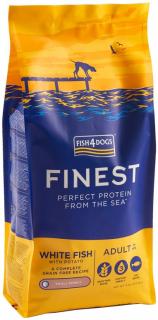 Fish4Dogs Finest Adult Large Ocean White Fish Sucha Karma dla psa op. 12kg