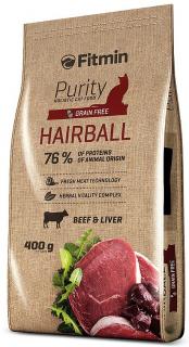 Fitmin Cat Purity Adult Hairball with BeefLiver Sucha karma z wołowiną dla kota op. 400g