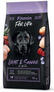 Fitmin For Life Adult LightSenior Sucha Karma dla psa op. 12kg + 1kg GRATIS