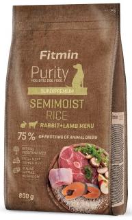 Fitmin Purity Rice Semimoist Adult RabbitLamb Półmiękka Karma dla psa op. 800g