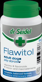 Flawitol Preparat witaminowy Adult dogs dla psa op. 60 tabletek