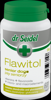 Flawitol Preparat witaminowy Senior dogs dla psa op. 60 tabletek