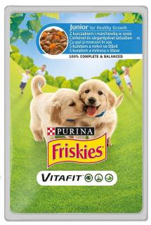 Friskies Dog Junior Kurczak w sosie Mokra Karma dla szczeniaka op. 85g