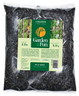 GardenFun Nasiona słonecznika dla ptaków wolnożyjących op. 1.6kg nr kat. 12890