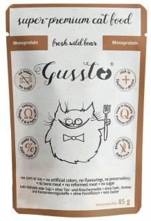 Gussto Fresh Wild Boar Mokra Karma dla kota op. 85g