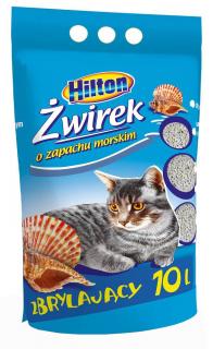 Hilton Żwirek bentonitowy zapach morski dla kota poj. 10l
