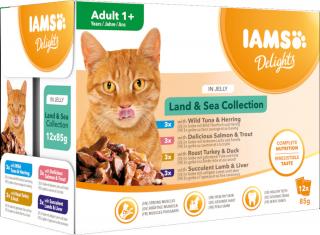 Iams Delights LandSea Collection in Jelly Mokra Karma dla kota op. 12x85g