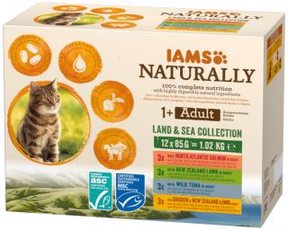 Iams Naturally LandSea Collection Mokra Karma dla kota op. 12x85g