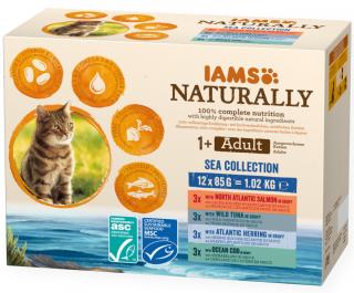 Iams Naturally Sea Collection Mokra Karma dla kota op. 12x85g