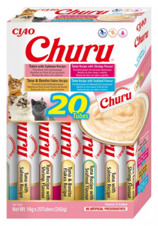 Inaba Ciao Churu Box Seafood Mix Przysmak dla kota op. 20x14g
