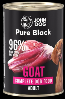 John Dog Pure Black Adult Goat Mokra Karma dla psa op. 400g