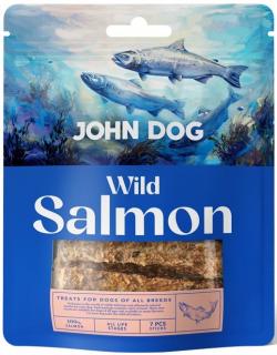 John Dog Wild Fish Sticks Salmon przysmak suszone krewetki dla psa op. 7szt.