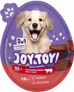 JOYTOY DOG Jajko Niespodzianka Wołowina + Zabawka 2w1 dla psa