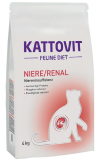 Kattovit Feline Diet Niere/Renal Sucha Karma dla kota op. 4kg