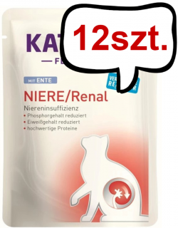 Kattovit Feline Diet Niere/Renal z kaczką (Ente) Mokra Karma dla kota op. 85g Pakiet 12szt.