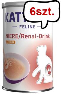 Kattovit Feline Niere/Renal-Drink Kurczak Mokra Karma dla kota poj. 135ml Pakiet 6szt.
