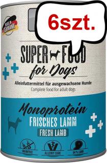 Mac's Adult Superfood Monoprotein Jagnięcina Mokra Karma dla psa op. 800g Pakiet 6szt.