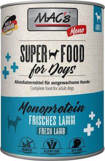 Mac's Adult Superfood Monoprotein Jagnięcina Mokra Karma dla psa op. 800g