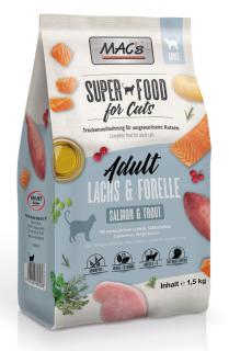 Mac's Superfood Adult SalmonTrout Sucha Karma dla kota op. 1.5kg