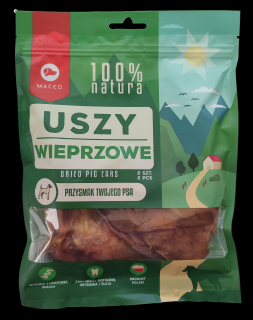 Maced Uszy wieprzowe dla psa op. 2szt.