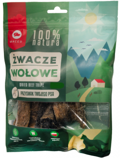 Maced Żwacze wołowe suszone dla psa op. 100g