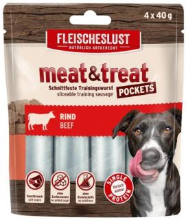 MeatLove MeatTreat Beef Przysmak dla psa op. 4x40g