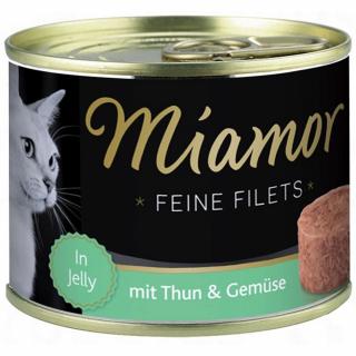 Miamor Feine Filets Adult Tuńczyk i warzywa Mokra Karma dla kota op. 100g Puszka