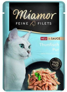 Miamor Feine Filets Adult Tuńczyk w sosie Mokra Karma dla kota op. 100g SASZETKA