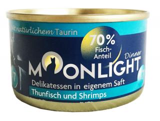 Moonlight Dinner nr 7 Tuńczyk i Krewetki Mokra Karma dla kota op. 80g