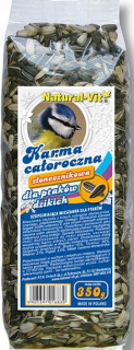 Natural-Vit Całoroczna Karma dla ptaków wolnożyjących słonecznikowa op. 350g