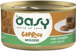 Oasy Caprice Musse with Rabbit Adult mokra karma dla kotów op. 85g