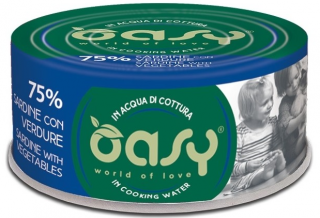 Oasy More Love Sardine with Vegetables Adult mokra karma dla kotów op. 70g